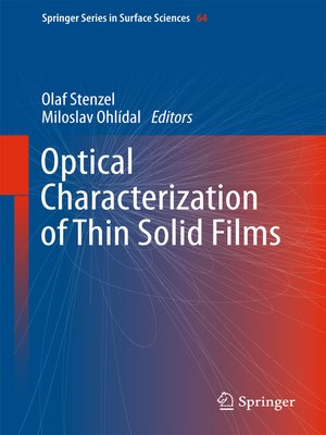 cover image of Optical Characterization of Thin Solid Films